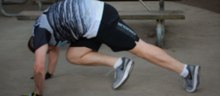 Knee to nose drill for explosive speed in rugby