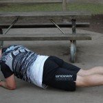 One arm plank for explosive power