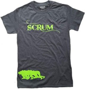 Rugby Scrum T-shirt on Amazon