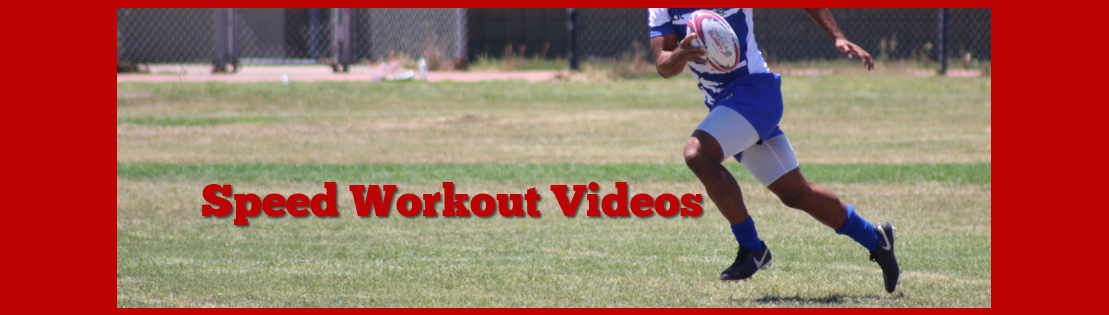 Speed Acceleration videos for rugby players